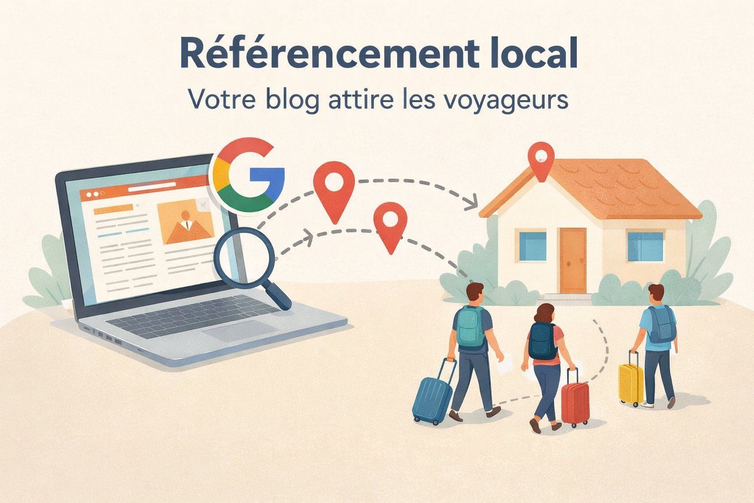 Référencement local en location saisonnière : pourquoi un blog sur votre propre site change tout